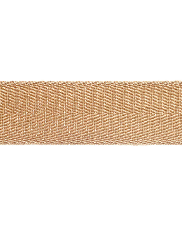 Birch POLYESTER WEBBING - 25mm wide (Sold per 1 metre)
