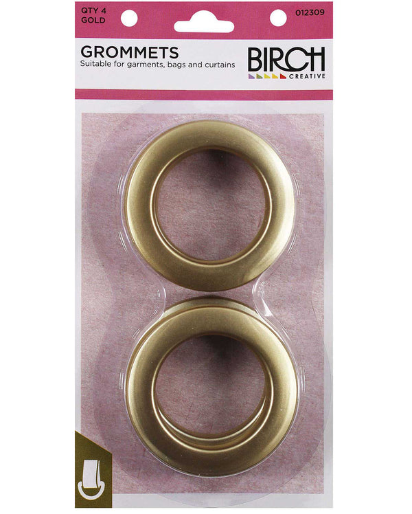 Birch PLASTIC GROMMETS - 4 PACK - Gold
