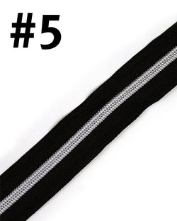 #5 Zipper Tape, 3m (118″), Black