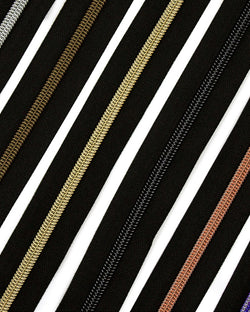 #5 Zipper Tape, 3m (118″), Black