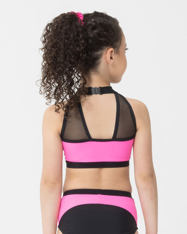 Studio 7, TENILLE CROP, Neon Pink, Childs, CHCT18