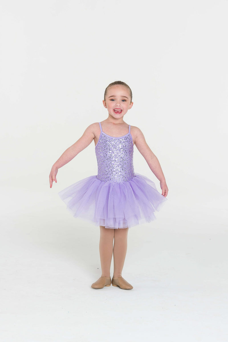 Studio 7, Sequin Tutu Dress, Lilac, Childs, CHTU04