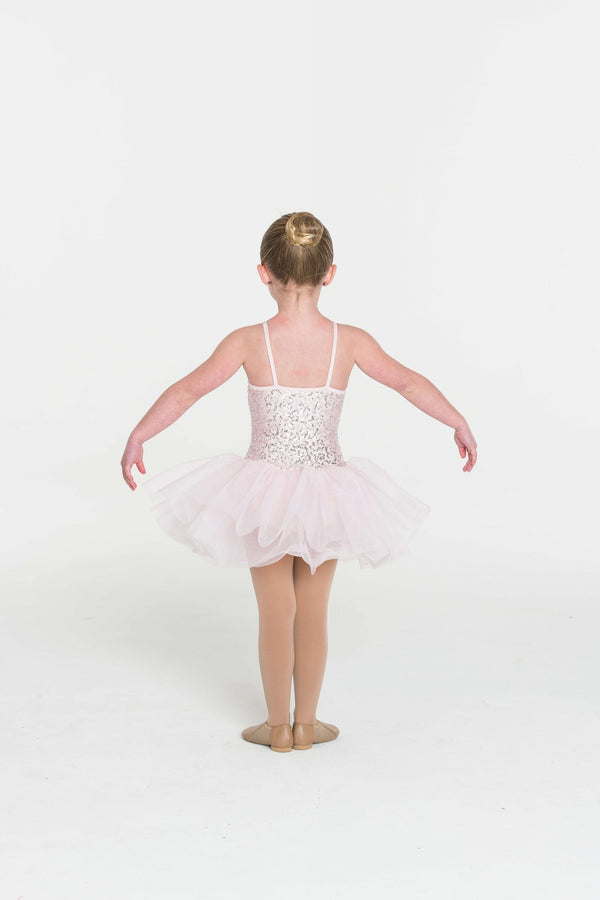 Studio 7, Sequin Tutu Dress, Pale Pink, Childs, CHTU04