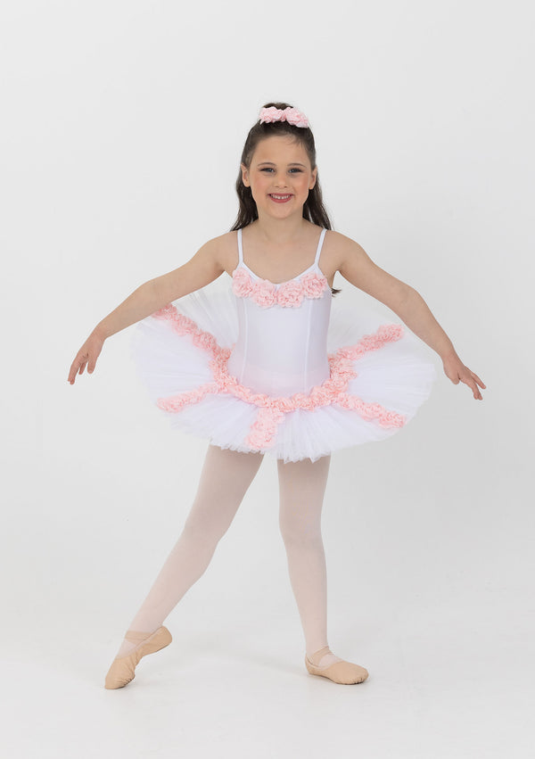 Studio 7, Pretty Petals Tutu, White, CHTU10