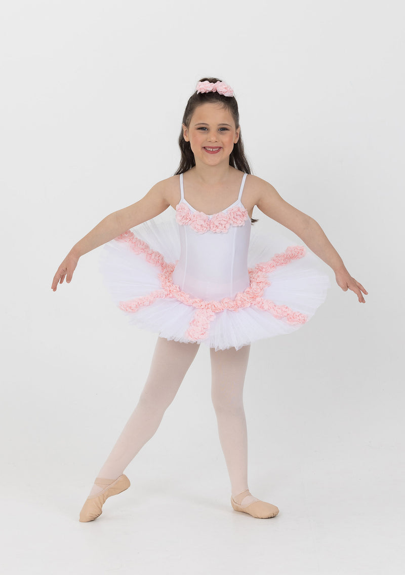 Studio 7, Pretty Petals Tutu, White, CHTU10