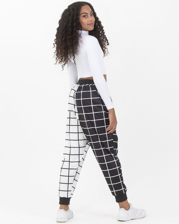 Studio 7, GEO PRINT HAREM PANTS, Black/White, Adults, AUHP02