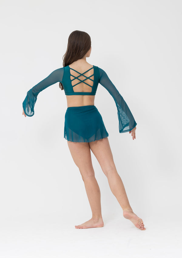 Studio 7, Clara Skirt,  Teal, Childs, CHSK18