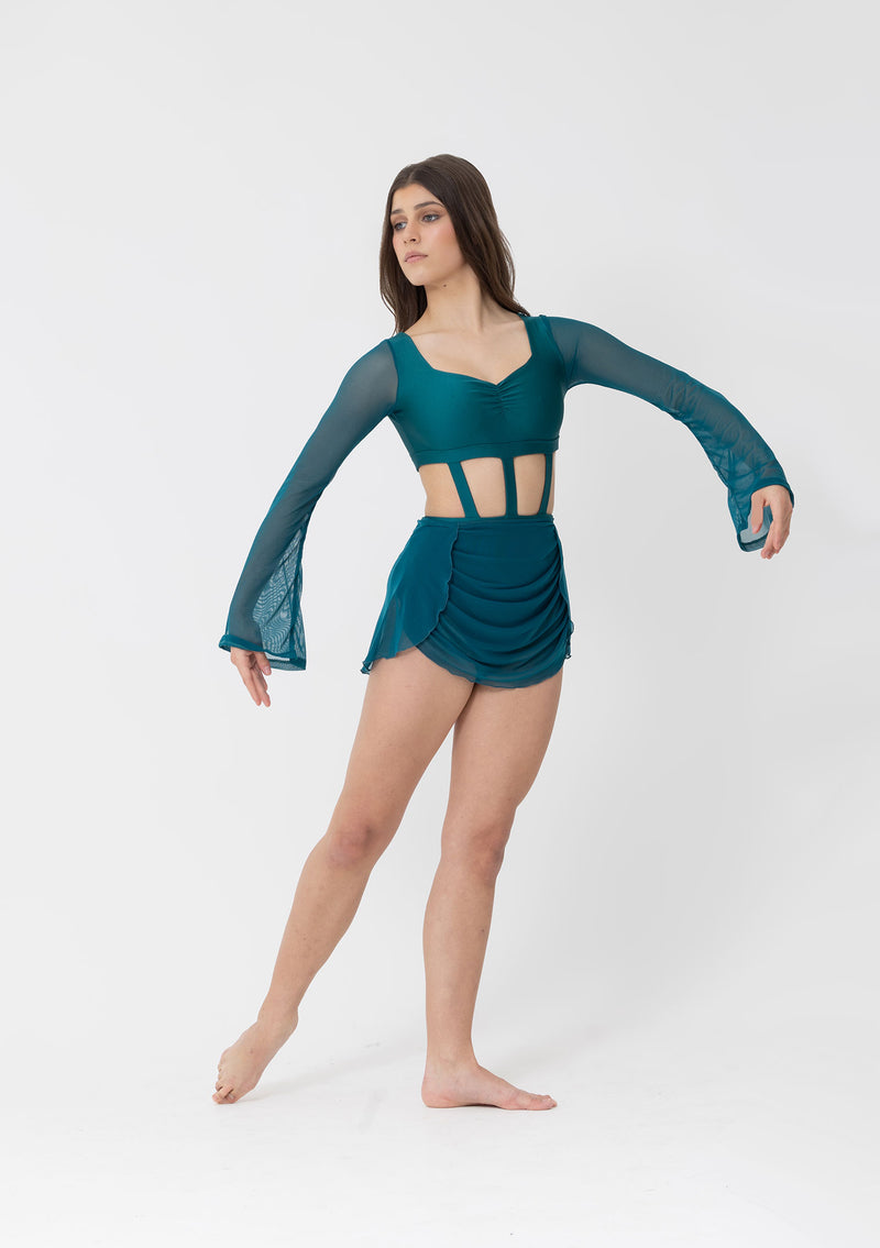 Studio 7, Clara Skirt,  Teal, Childs, CHSK18