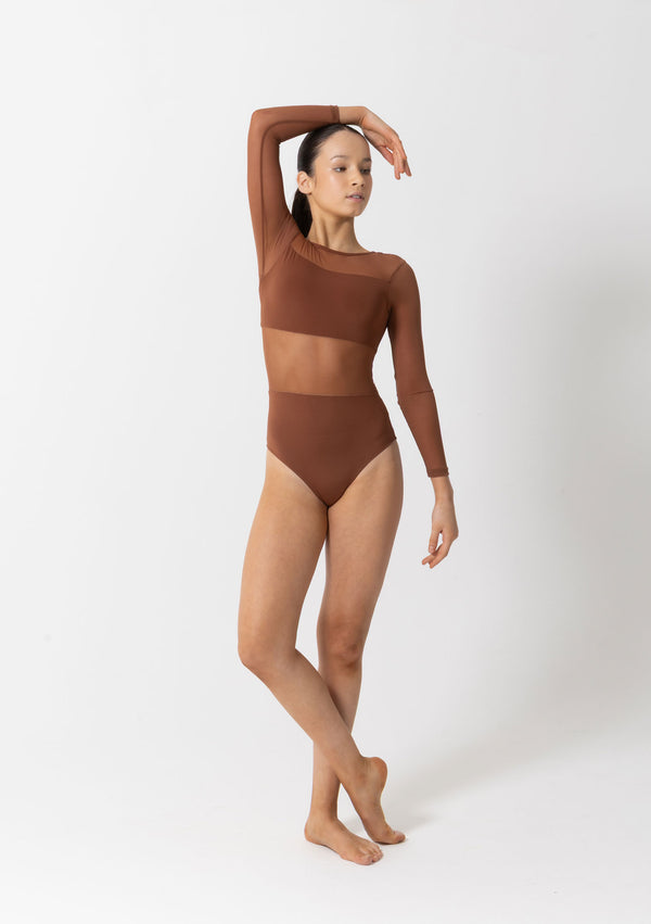 Studio 7, CLEO LEOTARD, Mocha, Childs, CHL09