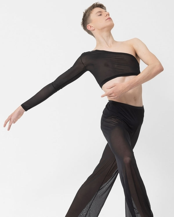 Studio 7, EDEN SINGLE SLEEVE CROP, Black, Adults, ADCT20