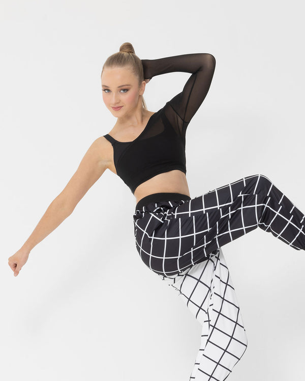 Studio 7, EDEN SINGLE SLEEVE CROP, Black, Childs, CHCT20