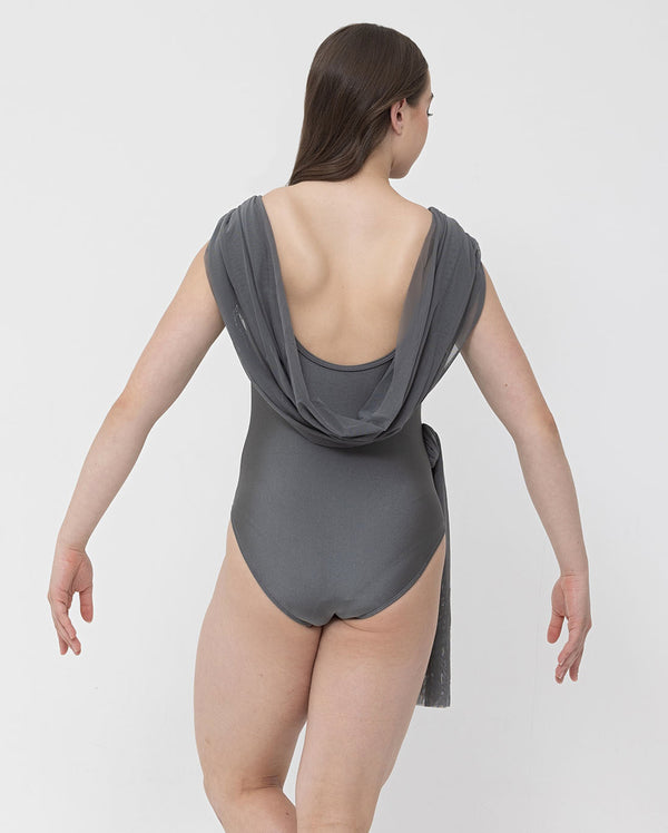 Studio 7, IVY LYRICAL LEOTARD,  Charcoal, Childs, CHL16