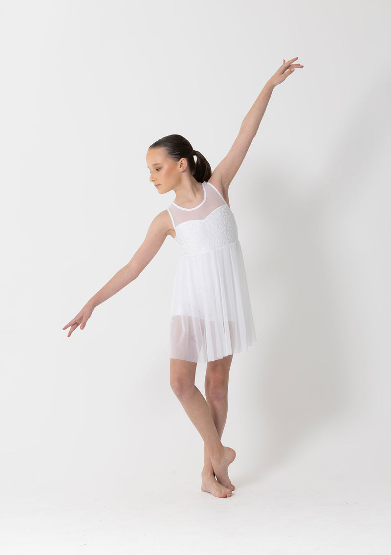 Studio 7, Josie Lyrical Dress, White, CHD44
