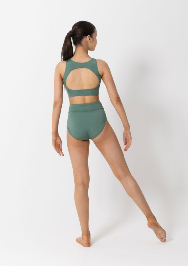 Studio 7, Livi Crop Top, Forest Green, Childs, CPCT08