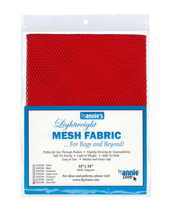 BY ANNIE - MESH FABRIC - LIGHTWEIGHT - Atom Red