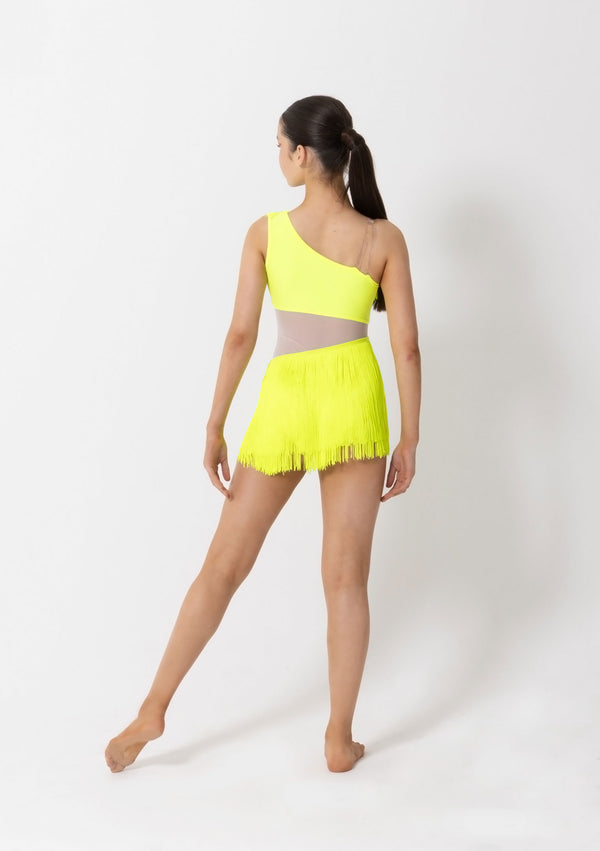 Studio 7, Sasha Tassel Dress, Neon Yellow, Childs, CHD41