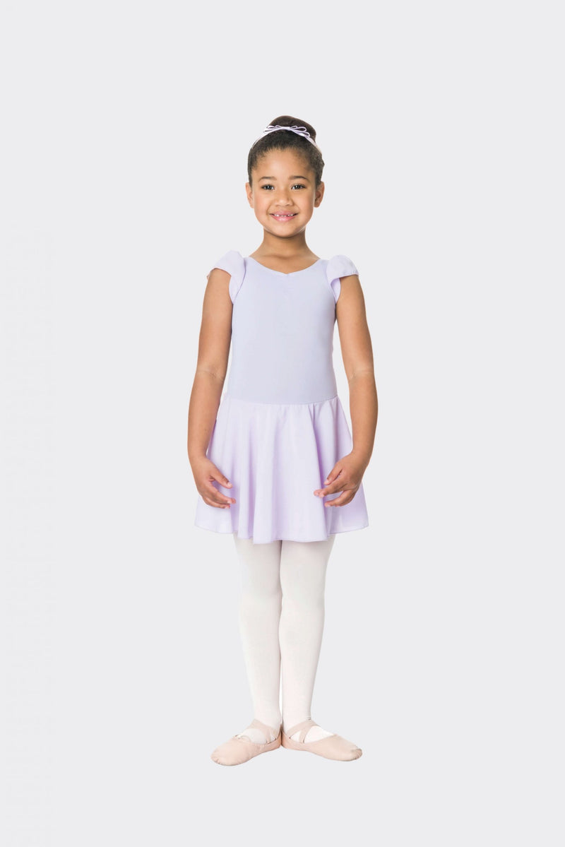 Studio 7, Cap Sleeve Chiffon Dress, Lilac, Childs, TCD01