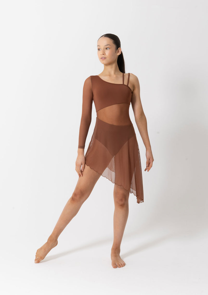 Studio 7, Tasha Lyrical Dress, Mocha, Childs, CHD40