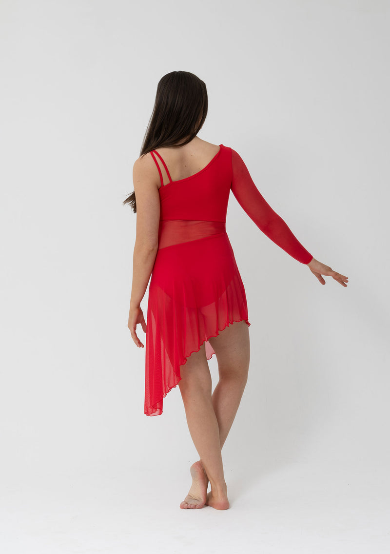 Studio 7, Tasha Lyrical Dress, Red, Childs, CHD40