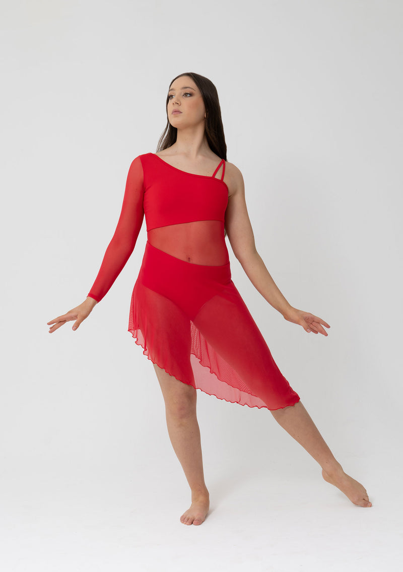 Studio 7, Tasha Lyrical Dress, Red, Childs, CHD40