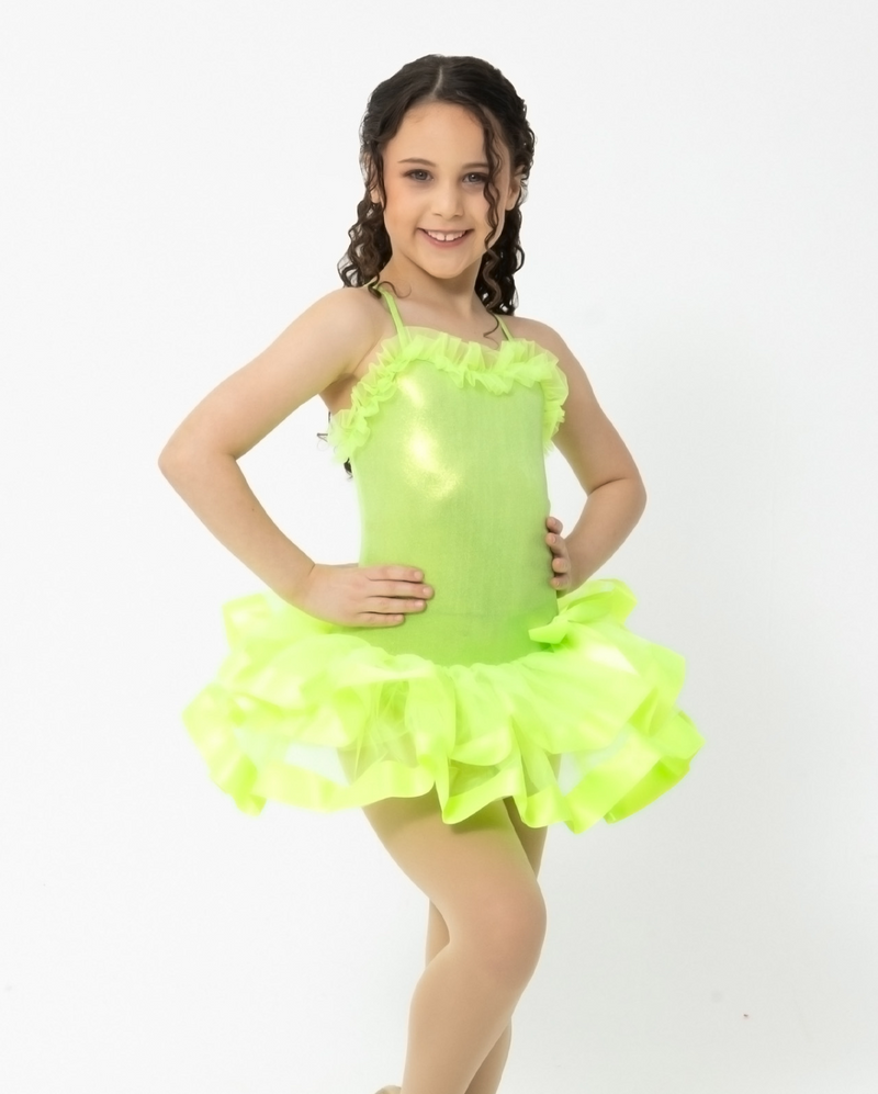 Studio 7, SYLVIE TUTU DRESS, Lime, Childs, CHTU20
