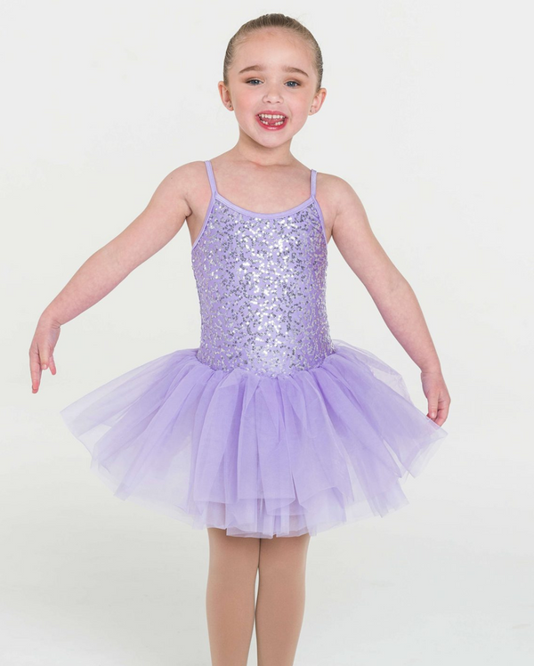 Studio 7, Sequin Tutu Dress, Lilac, Childs, CHTU04