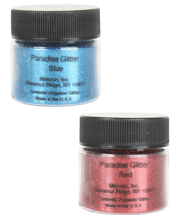 CLEARANCE, 32 Glitter Pack (16 x red, 16 x blue)