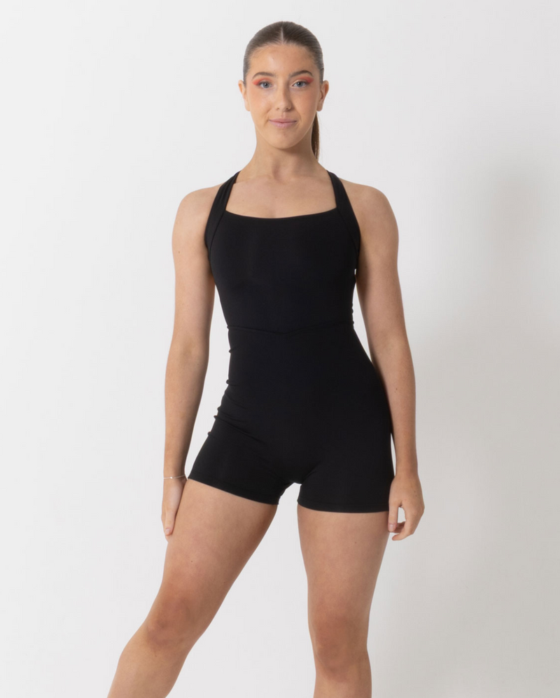 Studio 7, Bridget Biketard, Black, Childs, CHB07