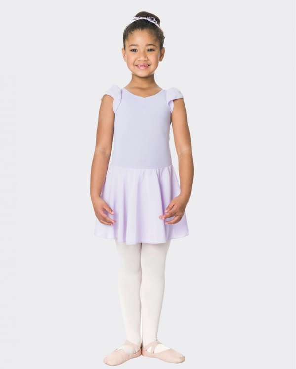 Studio 7, Cap Sleeve Chiffon Dress, Lilac, Childs, TCD01