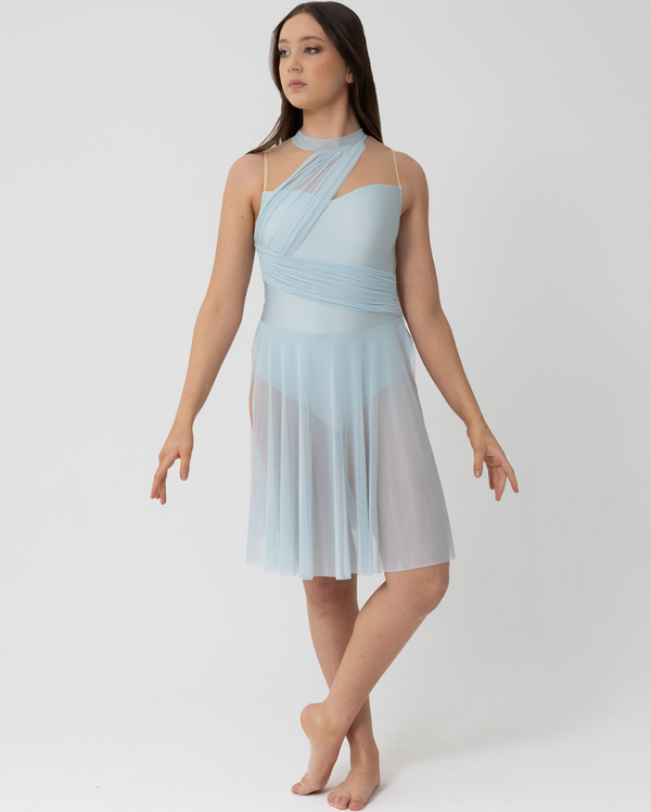 Studio 7, Lexi Lyrical Dress, Pale Blue, Childs, CHD42