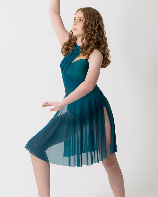 Studio 7, Lexi Lyrical Dress, Teal, Childs, CHD42