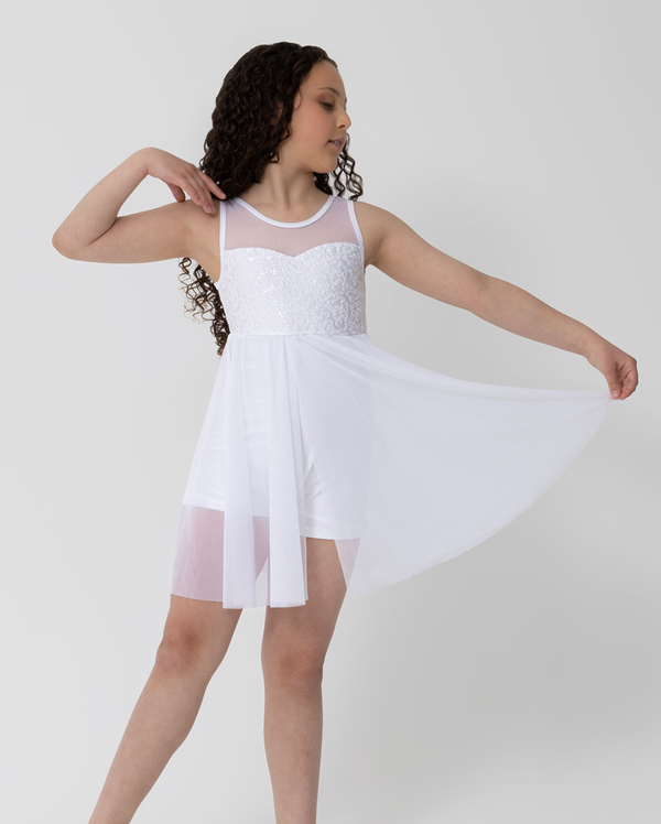 Studio 7, Josie Lyrical Dress, White, CHD44