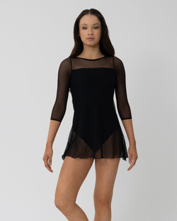 Studio 7, AMBER MESH DRESS, Black, Adults, ADD33
