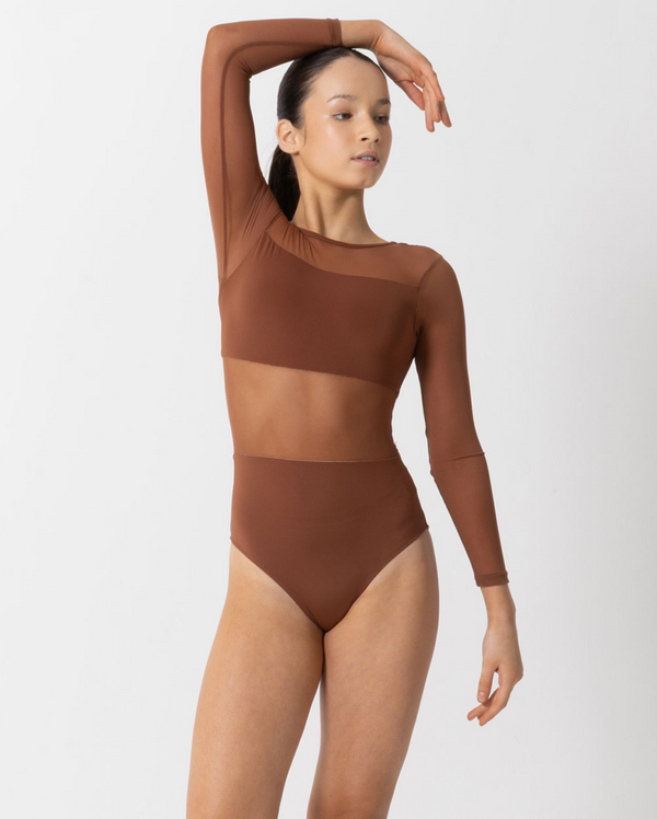 Studio 7, CLEO LEOTARD, Mocha, Childs, CHL09