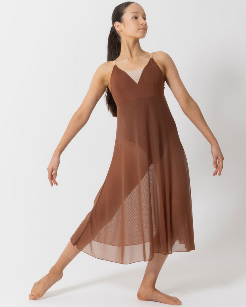 Studio 7, Willow Lyrical Dress, Mocha, Adults, ADD38