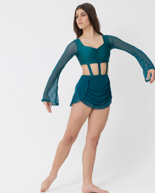 Studio 7, Clara Skirt,  Teal, Childs, CHSK18