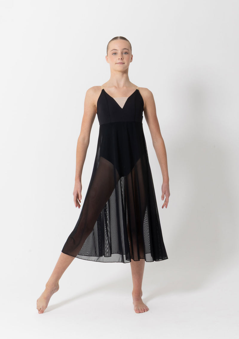 Studio 7, Willow Lyrical Dress, Black, Adults, ADD38