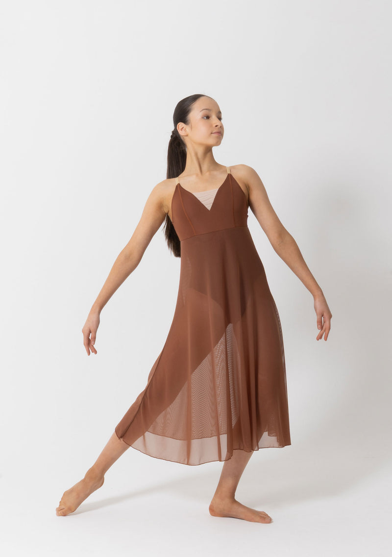 Studio 7, Willow Lyrical Dress, Mocha, Adults, ADD38