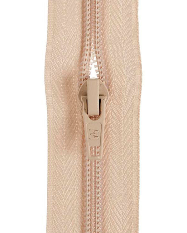 Birch Zipper Chain & Slider - Natural - Size 3 (Sold per 1 metre)