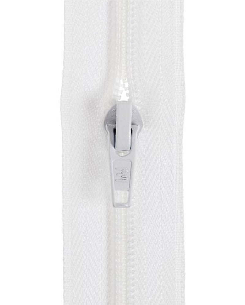 Birch Zipper Chain & Slider - White - Size 7 (Sold per 1 metre)
