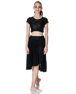 Studio 7, Inspire Mesh Skirt, Black, Adults, ADSK05