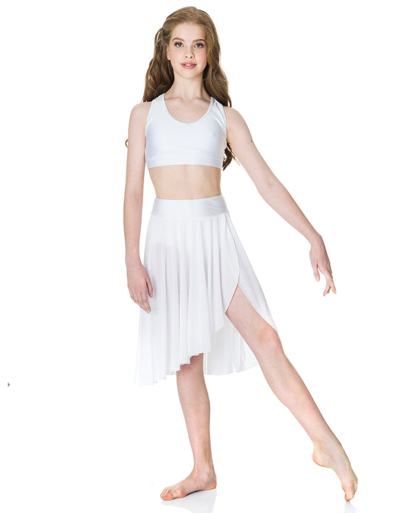 Studio 7, Inspire Mesh Skirt, White, Adults, ADSK05