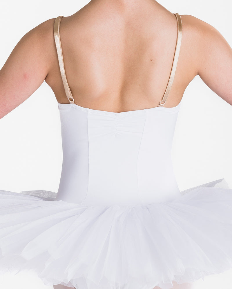Studio 7, Girls Full Tutu (6 Layer Skirt), White, CHTU02