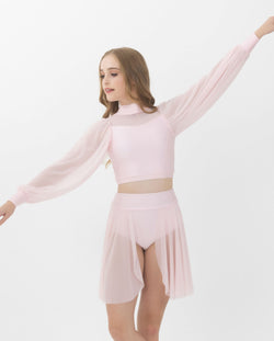 Studio 7, ANNABELLE CROP, Pale Pink, Adults, ADCT16