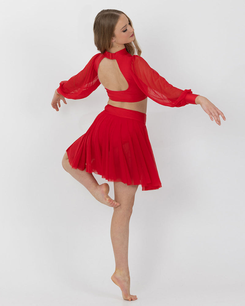 Studio 7, ANNABELLE CROP, Red, Adults, ADCT16