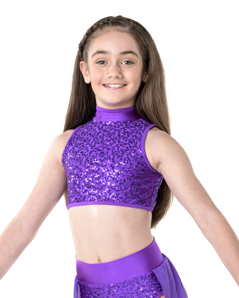 Studio 7, Cabaret Crop Top, (3 Colours) Childs, CHCT11