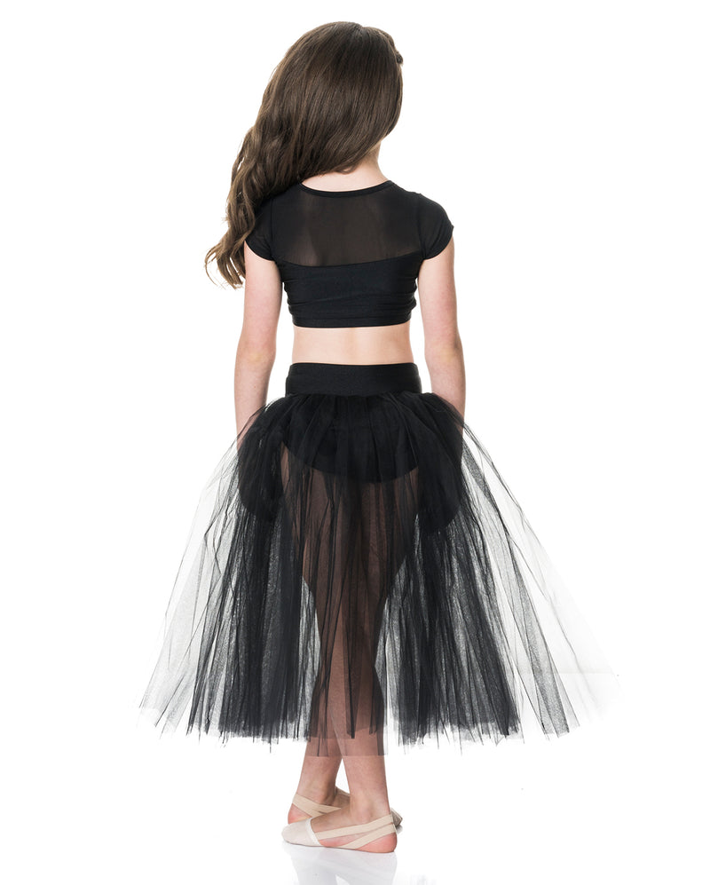 CLEARANCE, of Studio 7, Dream Romantic Tutu Skirt, BLACK, Childs, CHRS01