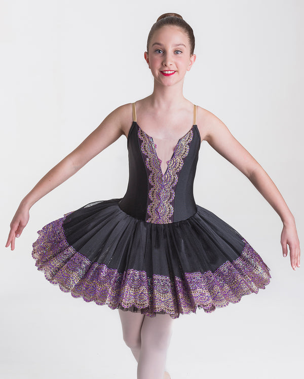 Studio 7, Royal Tutu, BLACK/PURPLE, Adults, ADTU15