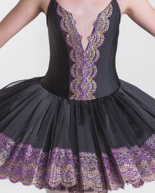 Studio 7, Royal Tutu, BLACK/PURPLE, Adults, ADTU15