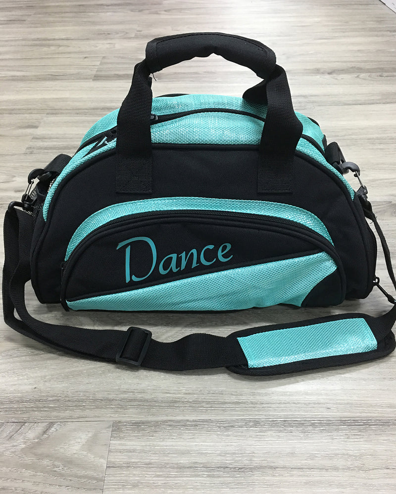 Studio 7, Mini Duffel Bag, Black/Turquoise, DB08 (Dance)